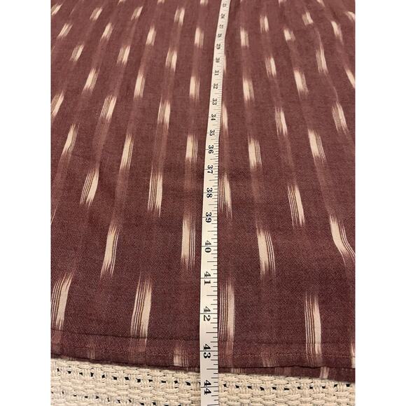 Kavu Large Long Maxi Dress With POCKETS Rusty Red Geometric Print - Picture 15 of 16